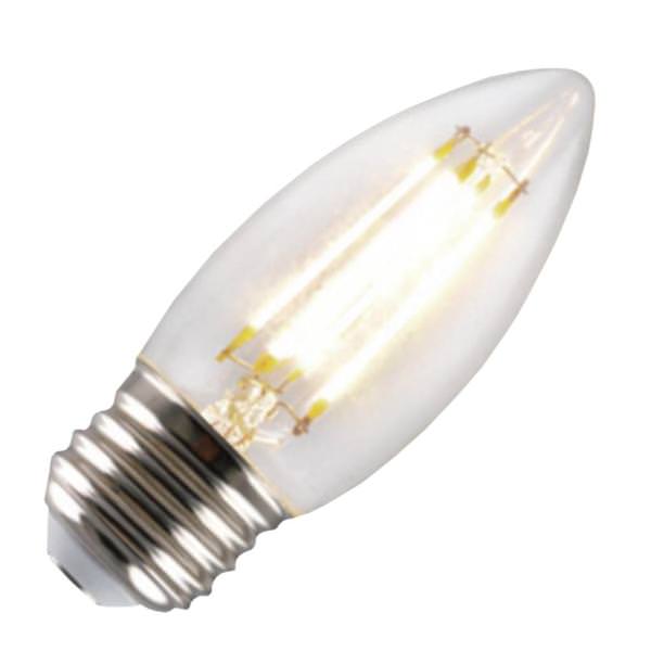 3.3 watt 120 volt B11 Medium Screw Base 2700K Warm White Clear Dimmable LED